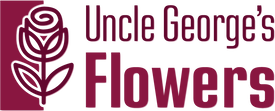 Uncle George's Flowers logo and link to Home